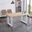 MESA COMEDOR 160 CMS NORDISH-BLANCO - Imagen 2