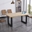 MESA COMEDOR 160 CMS NORDISH-NEGRO - Imagen 2